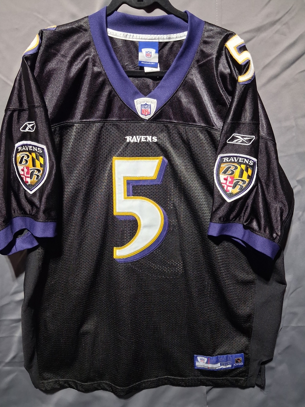 Reebok Baltimore Ravens #5 Black Football Jersey FLACCO